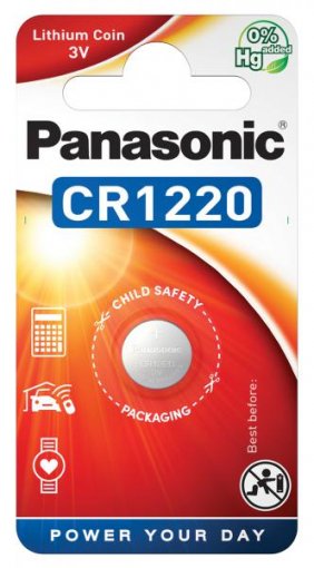 Литиева батерия Panasonic CR1220