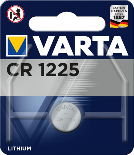 Литиева батерия CR1225, DL1225 - 3V - Varta CR 1225