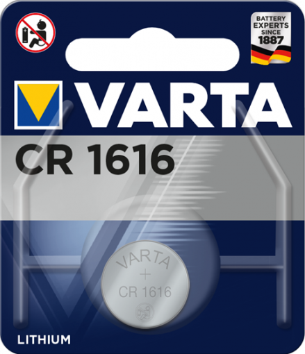 Литиева батерия CR1616, DL1616 - 3V - Varta CR 1616