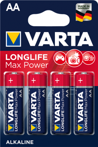 Алкални батерии АА  Max Power - Varta