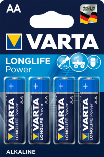 Алкални батерии АА  Longlife Power - Varta