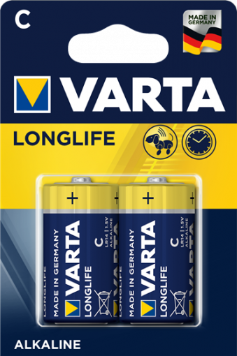 Алкални батерии LR14 Longlife Extra - Varta