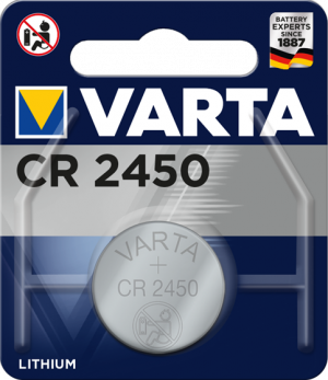 Литиева батерия CR2450, DL2450 - 3V - Varta CR 2450