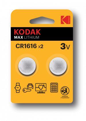 Литиеви батерия CR1616, KCR1616 - 3V - Kodak