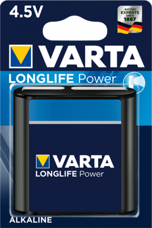 Алкална батерия 3LR12 - 4.5V Longlife Power - VARTA