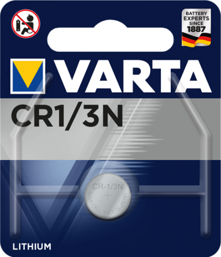 Литиева батерия CR1/3N, DL1/3N - 3V - Varta CR 1/3 N