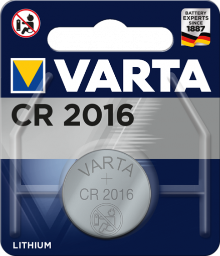 Литиева батерия CR2016, DL2016 - 3V - Varta CR 2016