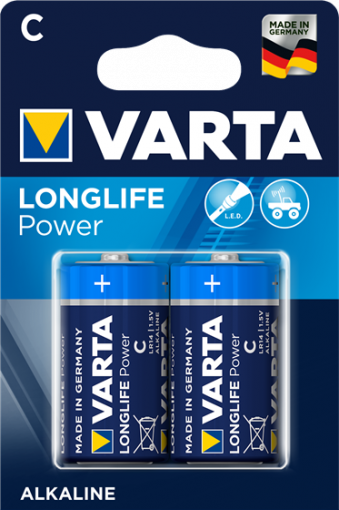 Алкални батерии LR14 - C Longlife Power - Varta