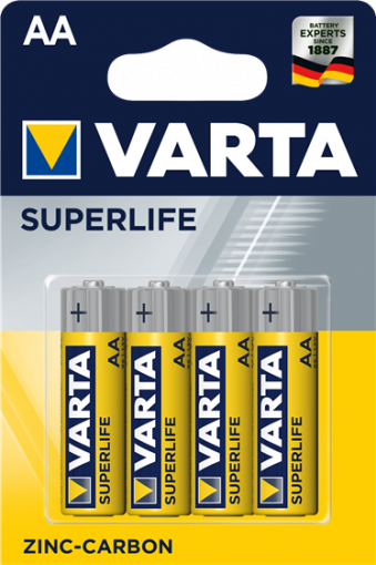 Цинкови батерии АА Varta Superlife
