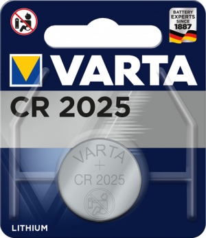 Литиева батерия CR2025, DL2025 - 3V - Varta CR 2025