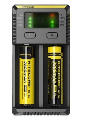 Зарядно за литиево йонни батерии 16340 RCR123A - NITECORE i2