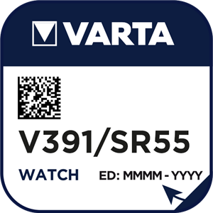 Батерия за часовник 391 - SR1120SW - Varta V391