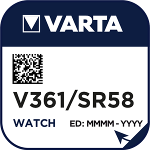 Батерия за часовник 361 - SR721W - Varta V361