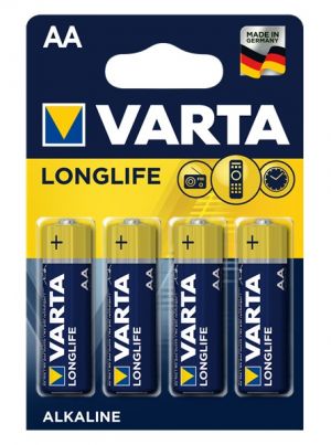 Алкални батерии Varta Longlife Extra AA LR06